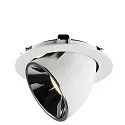 SLV LED Deckeneinbauleuchte NUMINOS® GIMBLE XL, 4000K, 20°, Weiß / Chrom