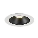 SLV LED Deckeneinbauleuchte NUMINOS® GIMBLE XL, 4000K, 40°, Weiß / Schwarz
