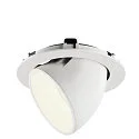 SLV LED Deckeneinbauleuchte NUMINOS® GIMBLE XL, 4000K, 55°, Weiß