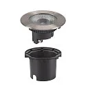 LED Bodeneinbauleuchte ROCCI 200 EL, IP65/IP67 IK08, 16W 3000K 1530lm 120°, Edelstahl 316, begehbar, starr, Blende rund