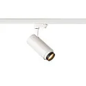 SLV 3-Phasen LED Strahler NUMINOS® ZOOM M, 230V / 500mA, CRi >90, fokussierbar, Phasen dimmbar, 20W 3000K 15°-60°, weiß
