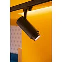 SLV LED 3-phase spot NUMINOS® ZOOM M PHASE, 20W, 4000K, 15°, black