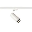 SLV 3-Phasen LED Strahler NUMINOS® ZOOM M, 230V / 500mA, CRi >90, fokussierbar, Phasen dimmbar, 20W 4000K 15°-60°, weiß