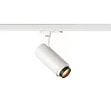 SLV 3-Phasen LED Strahler NUMINOS® ZOOM M, 230V / 500mA, CRi >90, fokussierbar, DALI dimmbar, 20W 2700K 15°-60°, weiß