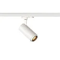 SLV 3-Phasen LED Strahler NUMINOS® ZOOM M, 230V / 500mA, CRi >90, fokussierbar, DALI dimmbar, 20W 2700K 15°-60°, weiß