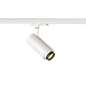 SLV LED 3-phase spot NUMINOS® DALI ZOOM M, 20W, 3000K, 15°, white