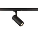 SLV LED 3-phase spot NUMINOS® DALI ZOOM M, 20W, 4000K, 15°, black
