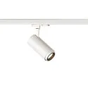 SLV 3-Phasen LED Strahler NUMINOS® ZOOM M, 230V / 500mA, CRi >90, fokussierbar, DALI dimmbar, 20W 4000K 15°-60°, weiß