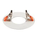 SLV Einbaurahmen für NUMINOS® XS, 160/70mm, rund, weiß