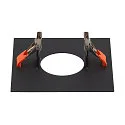 SLV Einbaurahmen für NUMINOS® XS, 160/70mm, eckig, schwarz