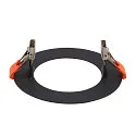 SLV Einbaurahmen für NUMINOS® S, 160/100mm, rund, schwarz