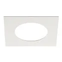 Einbaurahmen für NUMINOS® S, 160/100mm, eckig, weiß
