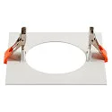 SLV Einbaurahmen für NUMINOS® S, 160/100mm, eckig, weiß