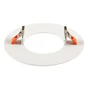 SLV Einbaurahmen für NUMINOS® M, 240/120mm, rund, weiß
