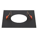 SLV Mounting frame for NUMINOS® M, 240/120mm, square, black