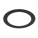 Einbaurahmen für NUMINOS® XL, 240/180mm, rund, schwarz