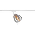 1-Phasen Strahler PARA CONE GL GU10, transparent, weiß