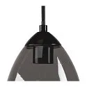 SLV Pendelleuchte PARA CONE GL GU10, transparent, schwarz