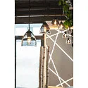 SLV Pendelleuchte PARA CONE GL GU10, transparent, schwarz