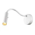 LED Wall luminaire KARPO GOOSE, 5,8W, 3000K, 40°, white