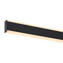 SLV LED Pendelleuchte ONE LINEAR 100 PHASE UP/DOWN, 104cm,600mA, 24W 2700/3000K 1280lm, CRi >90, dimmbar, schwarz
