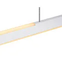 SLV LED Pendelleuchte ONE LINEAR 100 PHASE UP/DOWN, 104cm,600mA, 24W 2700/3000K 1280lm, CRi >90, dimmbar, weiß
