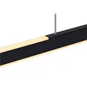 SLV LED Pendelleuchte ONE LINEAR 140 PHASE UP/DOWN, 140cm, 900mA, 35W 2700/3000K 2855lm, CRi >90, dimmbar, schwarz