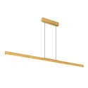 LED Pendelleuchte ONE LINEAR 140 PHASE UP/DOWN, 140cm, 900mA, 35W 2700/3000K 2855lm, CRi >90, dimmbar, messing