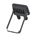 SLV LED Wand-/Deckenleuchte FLOODI S, 100°, 9,3W, 3000K, 1040lm, anthrazit/transparent