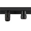 SLV LED Wand-/Deckenleuchte FLOODI M, 100°, 30W, 3000K, 2980lm, anthrazit/transparent