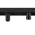 SLV LED Wand-/Deckenleuchte FLOODI L, 100°, 48W, 3000K, 5150lm, anthrazit/transparent