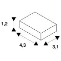 SLV RF Modul Zigbee für DALI LED-Bridge-Treiber, single color, dimmbar, weiß