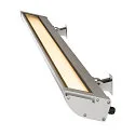 SLV LED Outdoor Wandleuchte VANO WING SP LONG, 120°, 49W, 3000K, 3140lm, CRI80, grau