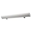 SLV LED Outdoor Wandleuchte VANO WING SP LONG, 120°, 49W, 3000K, 3140lm, CRI80, grau