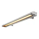 SLV LED Outdoor Wandleuchte VANO WING SP LONG, 120°, 49W, 3000K, 3140lm, CRI80, grau