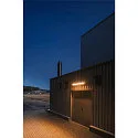 SLV LED Outdoor Wandleuchte VANO WING SP LONG, 120°, 49W, 3000K, 3140lm, CRI80, grau