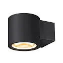 SLV LED Wandleuchte OCULUS WL SINGLE, 100°, 8,5W, 2000-3000K, 22-555lm, CRI90, IP20, schwarz