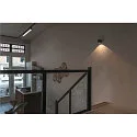 SLV LED Wandleuchte OCULUS WL SINGLE, 100°, 8,5W, 2000-3000K, 22-555lm, CRI90, IP20, schwarz