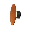 SLV LED Wall luminaire MANA BASIS WL, round, CCT switch, 2700/3000K, 800/820lm, IP20, anthracite