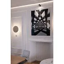 SLV LED Wall luminaire MANA BASIS WL, round, CCT switch, 2700/3000K, 800/820lm, IP20, anthracite