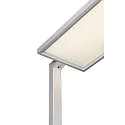 SLV LED Tischleuchte WORKLIGHT, 80°, 79W, 4000K,  7600lm, dimmbar, silber