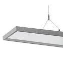 SLV LED Pendelleuchte WORKLIGHT, 80°, 57W, 4000K, 5000lm, dimmbar, silber