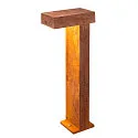 LED Outdoor Stehleuchte RUSTY® PATHLIGHT 70, IP55 IK06, 8.9W 3000K 400lm 90°, FeCSi-Stahl gerostet, 70cm