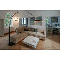 SLV floor lamp ONE BOW FL up / down, black dimmable