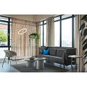 SLV LED Stehleuchte ONE STRAIGHT FL, Up&Down, 140°, 22W, 2700/3000K, CRI90, weiß