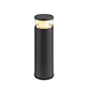 SLV LED Leuchtenkopf M-POL S CLEAR, IP65 IK10, 11W, 2700/3000K, 470-510lm, CRI90, On/Off, anthrazit