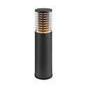 SLV LED Leuchtenkopf M-POL M LOUVER, IP65 IK10, 11W, 2700/3000K, 190-210lm, CRI90, On/Off, anthrazit