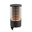 SLV LED Leuchtenkopf M-POL M LOUVER, IP65 IK10, 11W, 2700/3000K, 190-210lm, CRI90, On/Off, anthrazit