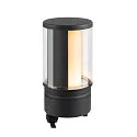 luminaire head M-POL M SHADER DALI controllable IP65, anthracite dimmable