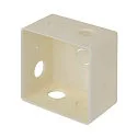 SLV Outdoor LED Wand-Einbauleuchte CONCRETO EL CUT, IP65 IK03, 10 x 10cm, 700mA, 3.2W 3000K 15lm 15°, Beton / Aluminium, grau